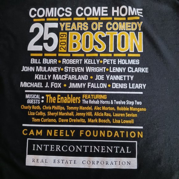 T Shirt Comics Come Home 25 Years of Comedy Boston MA 2019 Adult Size M Medium - Picture 3 of 5